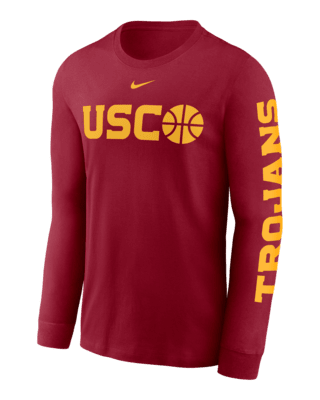 USC Trojans Basketball Icon Men's Nike College Long-Sleeve T-Shirt